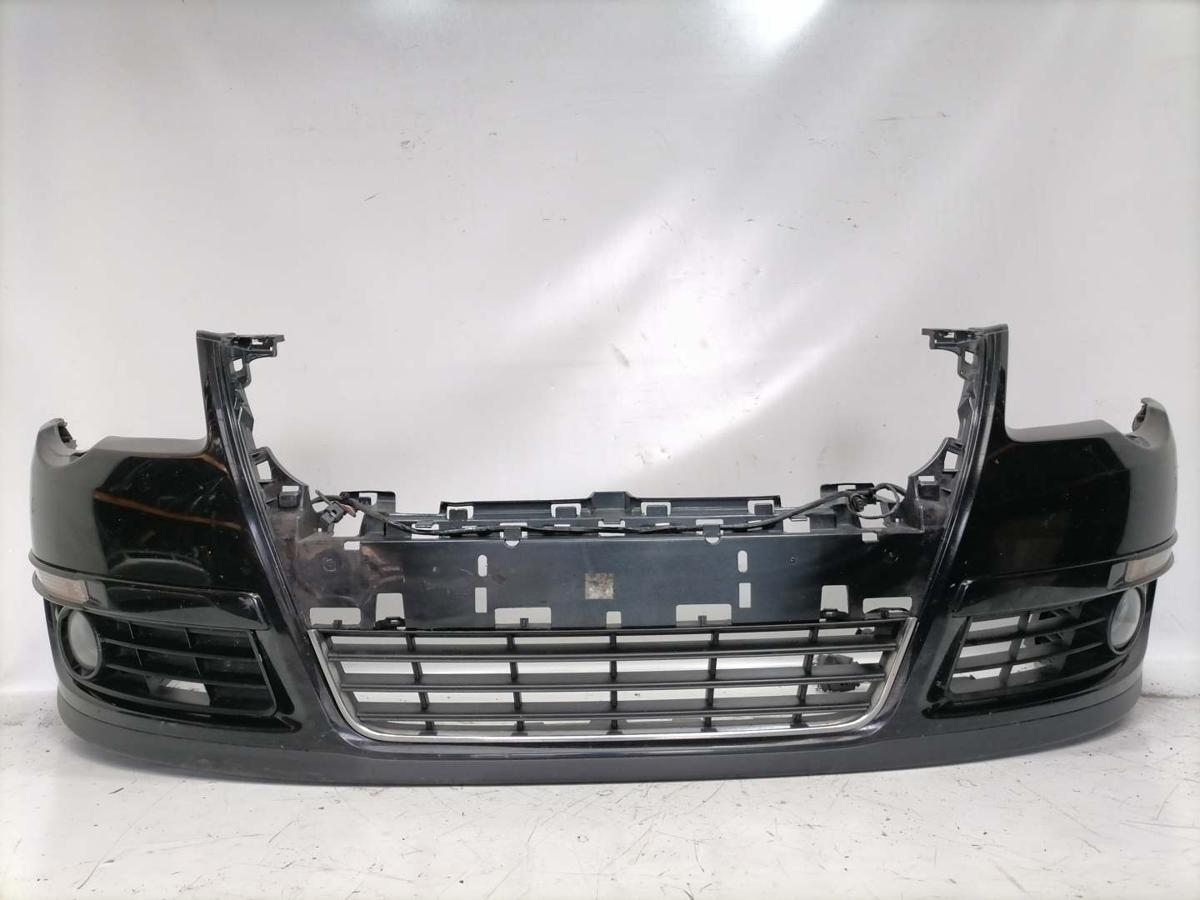 VW Passat 3C original Sto&szlig;stange Stossf&auml;nger vorn LC9X Deepblack Bj.2009